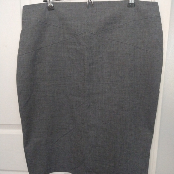 𝅺7TH Avenue Design studio grey office dress skirt. NWOT. Size 16. - Picture 1 of 7